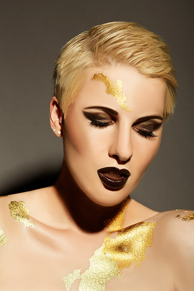 Editorial Portraits 4 Elements - Gold - Fabienne - outtake